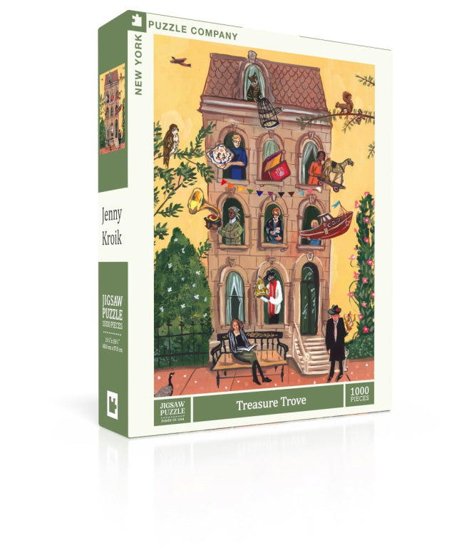 New York Puzzle Company Puzzel Schatkist - 1000 stukjes
